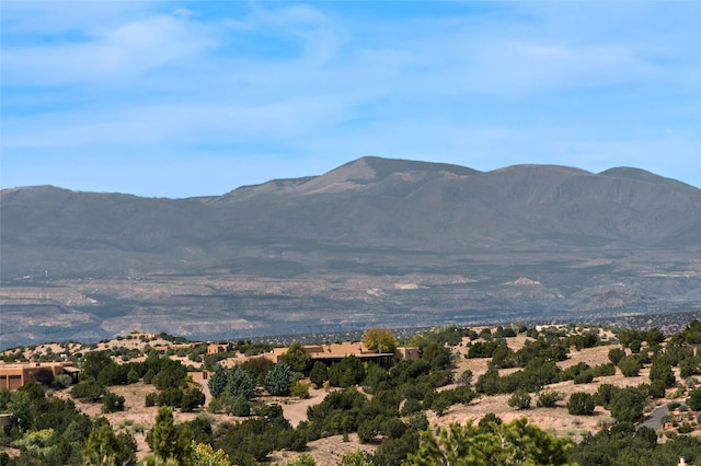 view of mountain feature