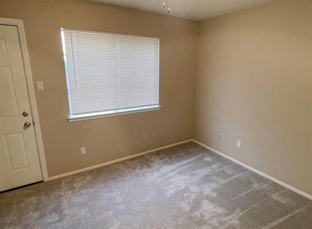 spare room with carpet