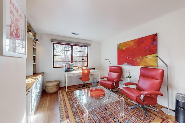 605 Abeyta St, Santa Fe, NM 87505 - sitting room with wood-type flooring
