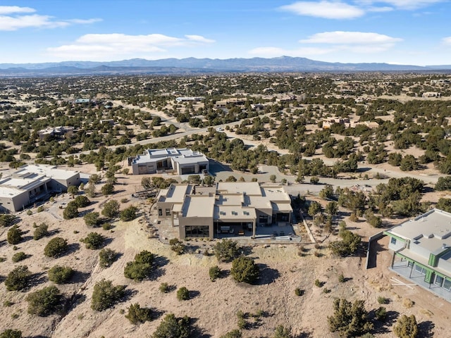 bird's eye view featuring a mountain view