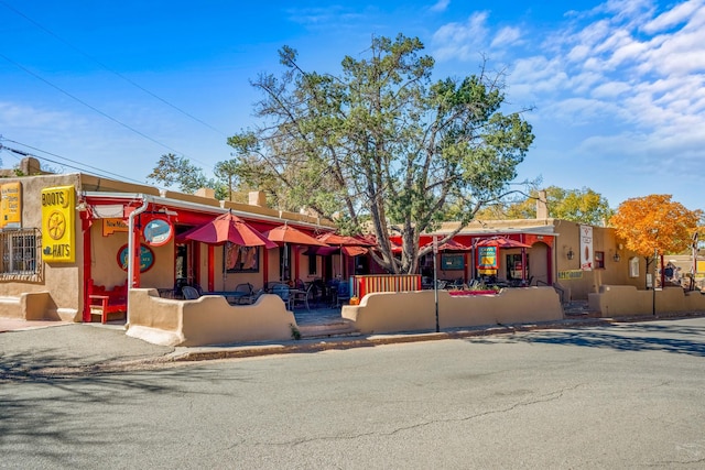 view of pueblo-style home