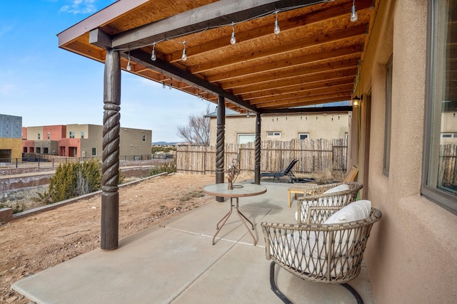 view of patio