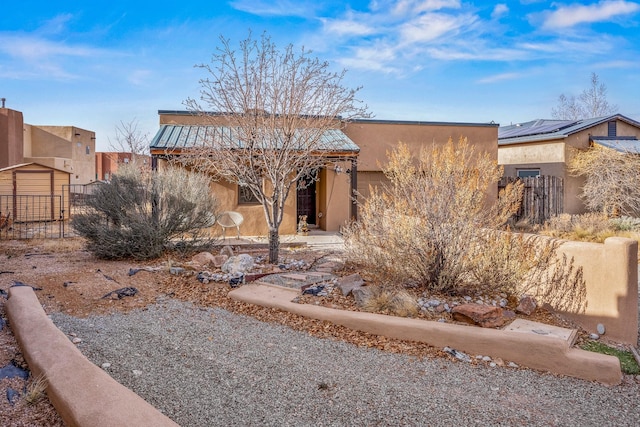 view of southwest-style home