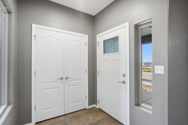 view of foyer entrance