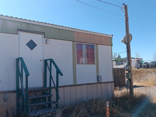 view of outdoor structure