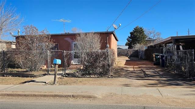 view of home's exterior