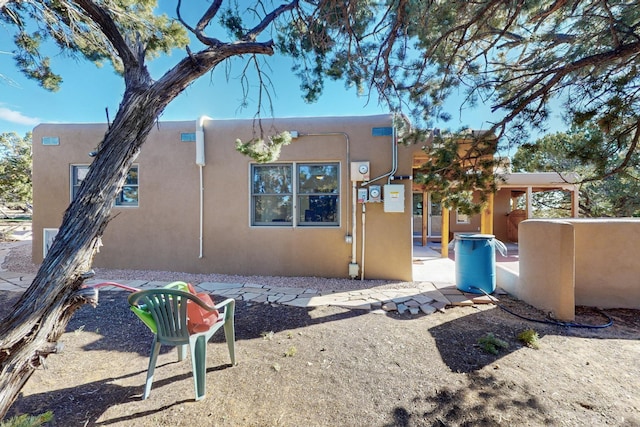 view of back of property