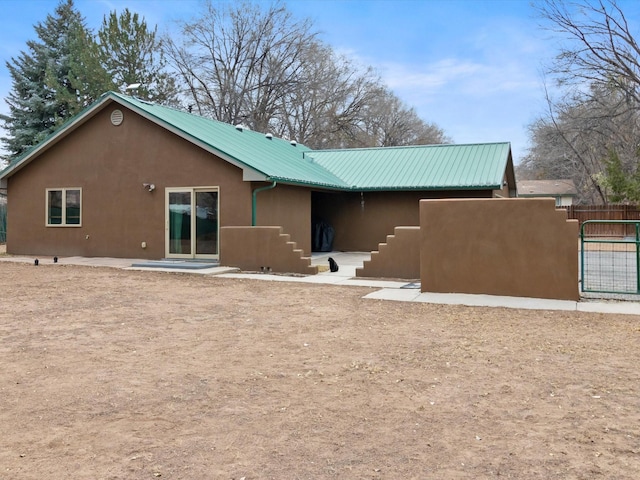 view of back of property