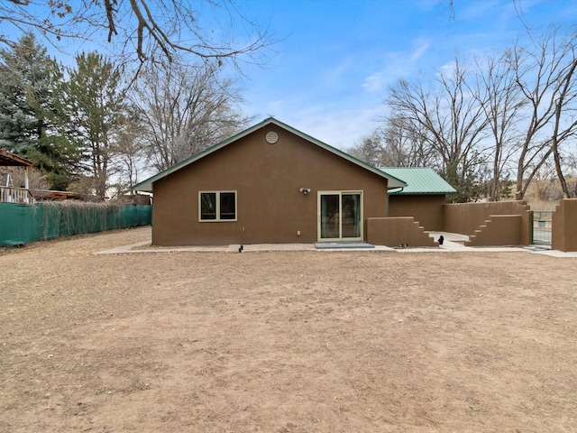 view of rear view of property