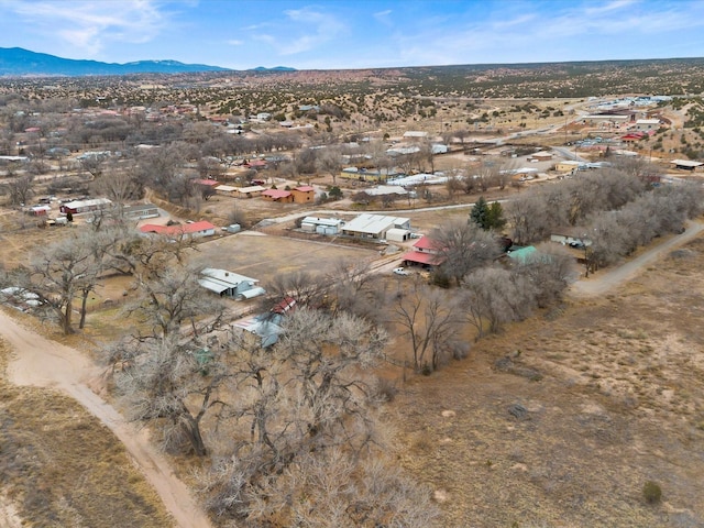 aerial view featuring a mountain view