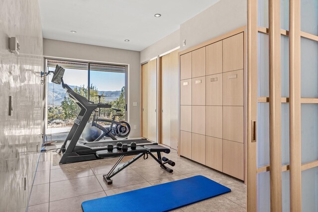 view of exercise room