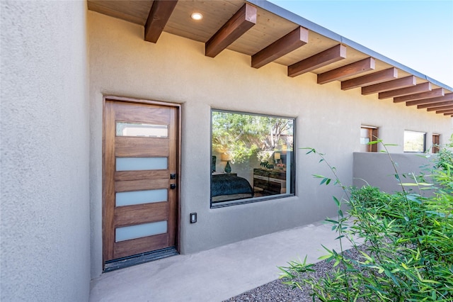 view of property entrance