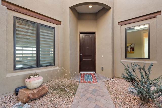 view of entrance to property