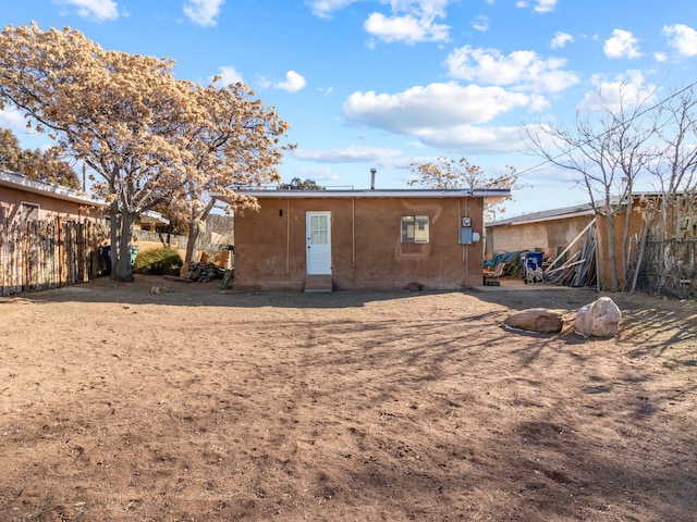 view of back of property