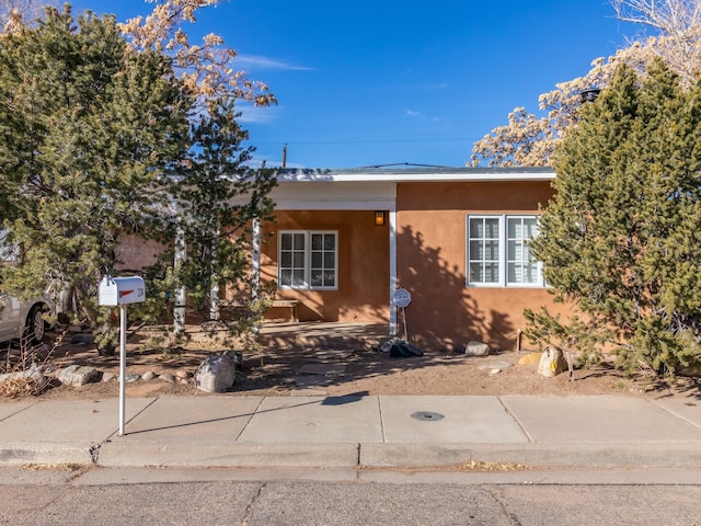 view of front of home