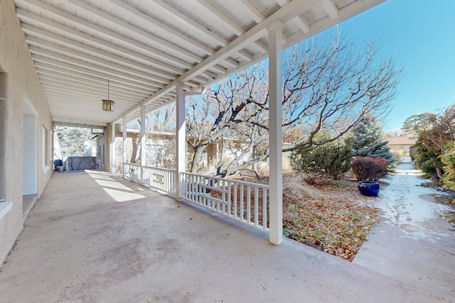 view of patio