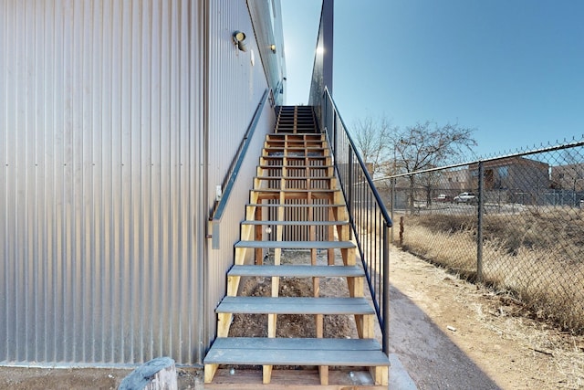 view of stairs