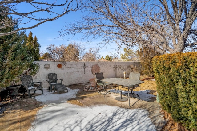 view of patio