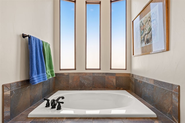 bathroom featuring a bathing tub