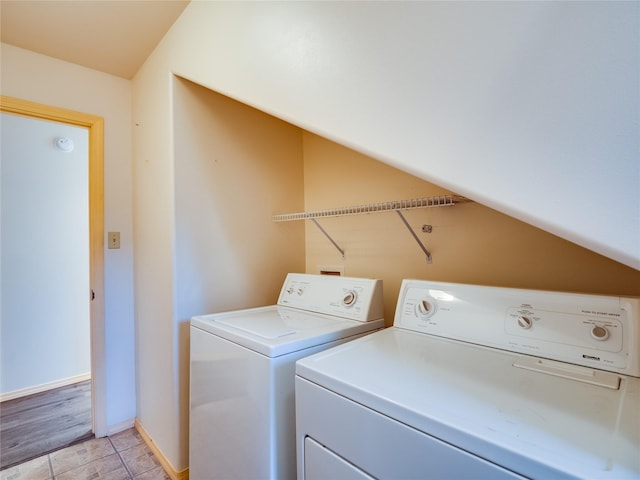 washroom featuring separate washer and dryer