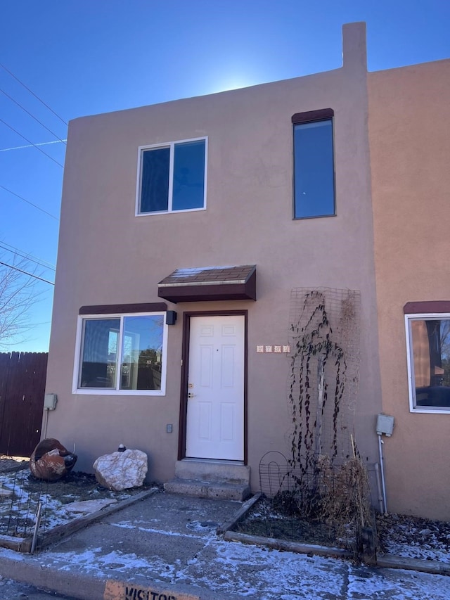 view of southwest-style home