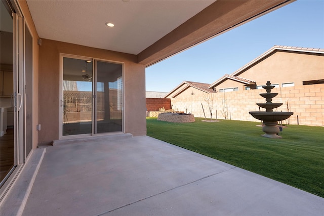 view of patio