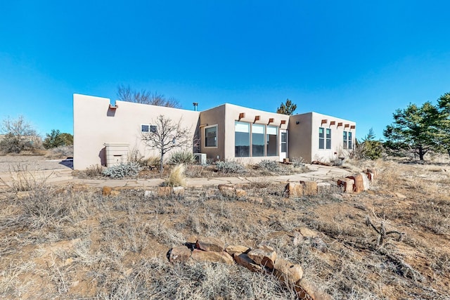 view of rear view of property