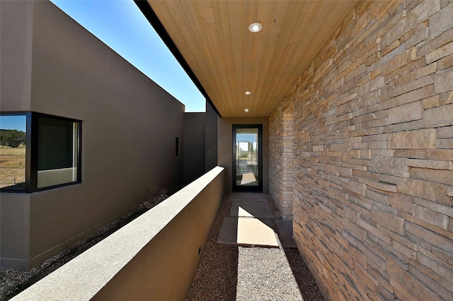 view of hallway