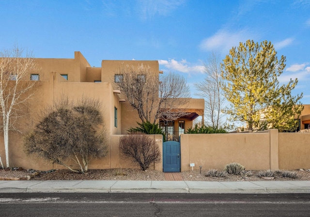 view of pueblo-style house