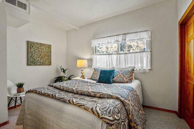 bedroom featuring carpet floors