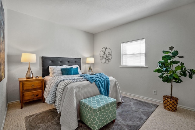 bedroom featuring carpet floors