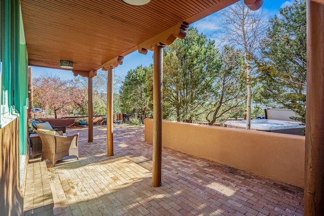 view of patio