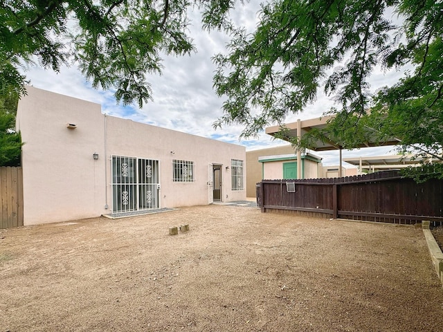 view of rear view of property