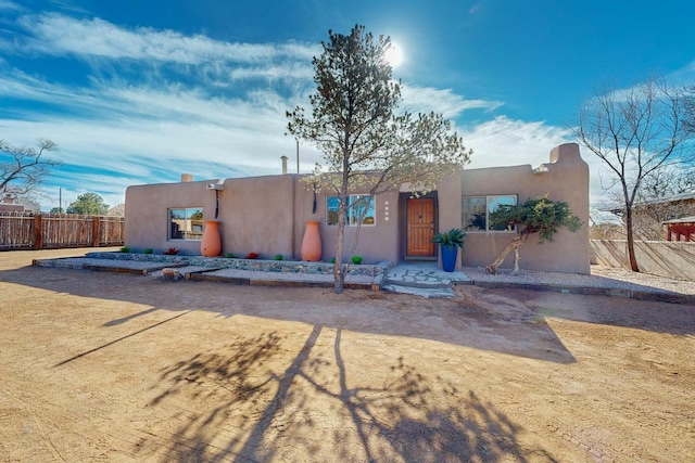 view of pueblo-style house