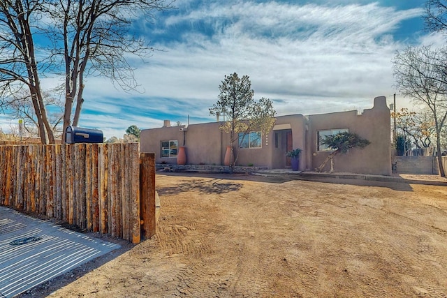 view of front of home