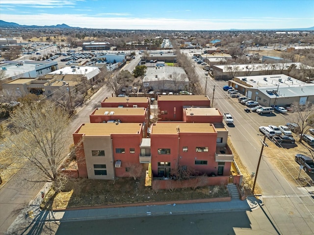 bird's eye view featuring a mountain view