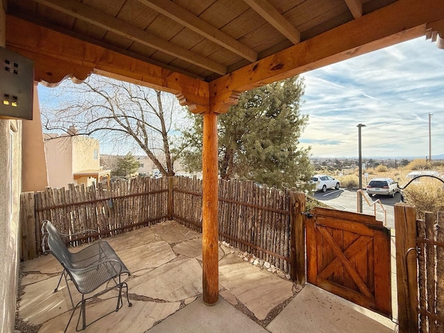 view of patio