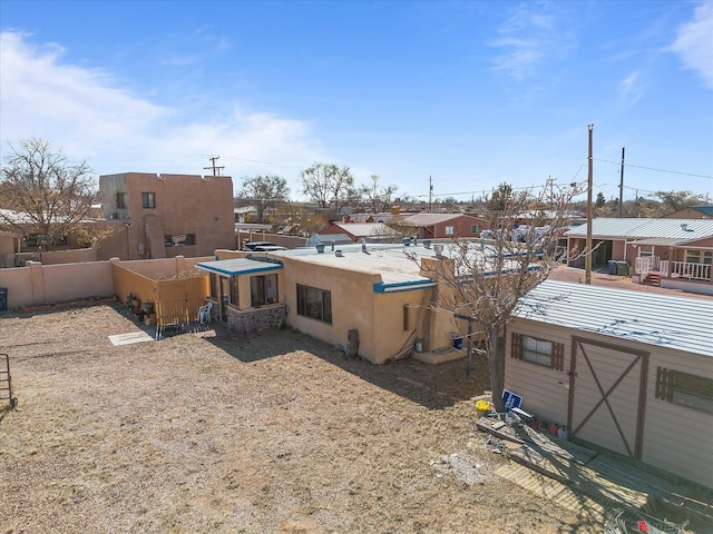 view of rear view of property