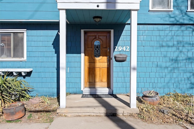 view of property entrance