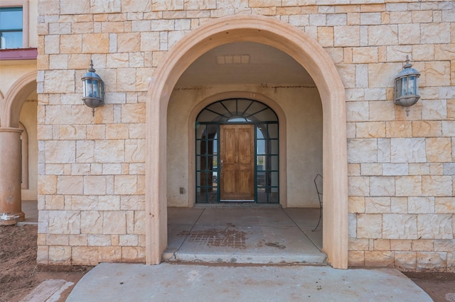 view of entrance to property