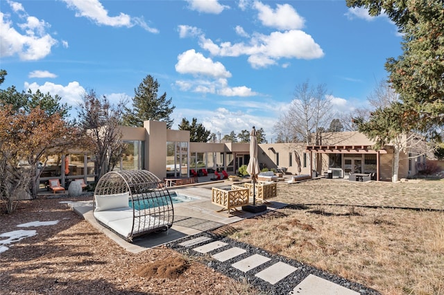 exterior space with a patio