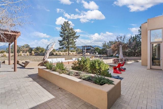 view of patio