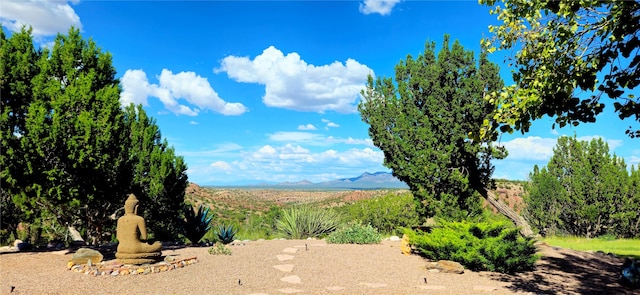 view of mountain feature