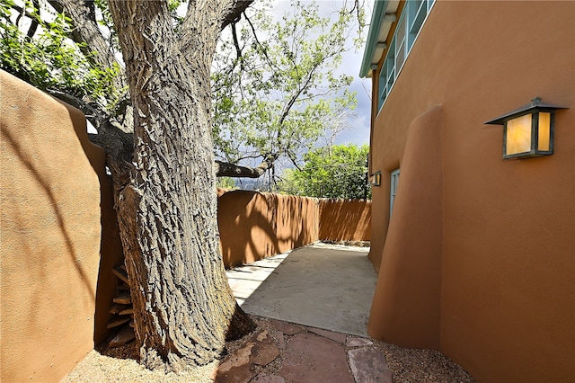 exterior space featuring a patio area