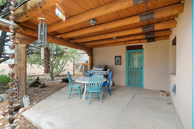 506 Dinkle, Edgewood, NM 87015 - view of patio / terrace featuring area for grilling