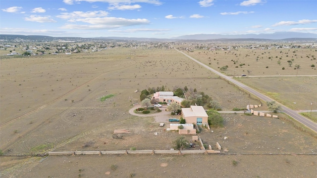 506 Dinkle, Edgewood, NM 87015 - drone / aerial view featuring a mountain view and a rural view