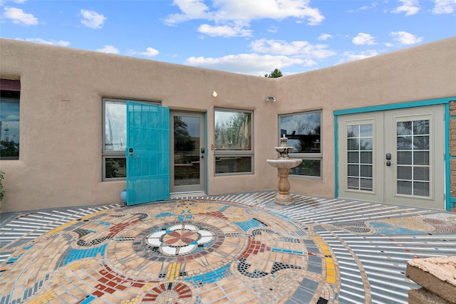 506 Dinkle, Edgewood, NM 87015 - view of exterior entry with french doors