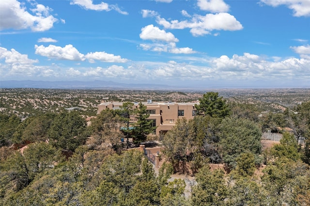 145 Brownell Howland, Santa Fe, NM 87501 - drone / aerial view