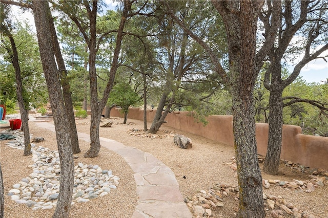 145 Brownell Howland, Santa Fe, NM 87501 - view of yard featuring fence