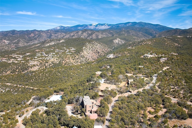 145 Brownell Howland, Santa Fe, NM 87501 - drone / aerial view of mountains